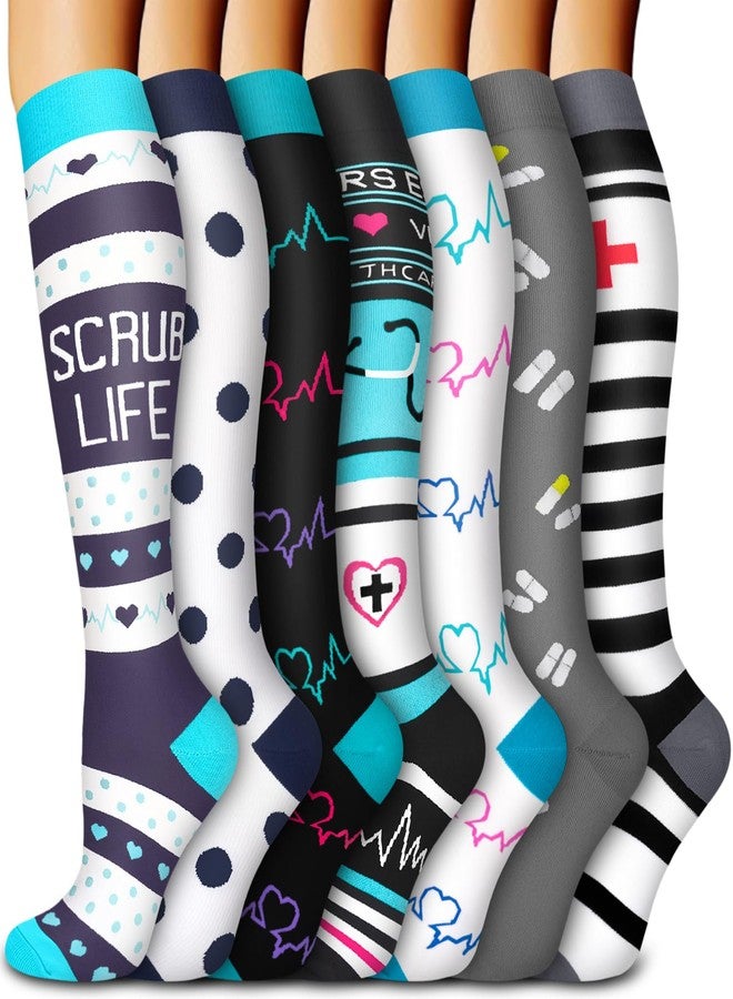 Aoliks Compression Socks for Women & Men,Support Socks for Nurses Cycling Circulation - Image 1